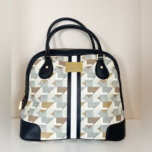 L.A.M.B. by Gwen Stefani Y2K Marsala Cambridge bowling bag style handbag